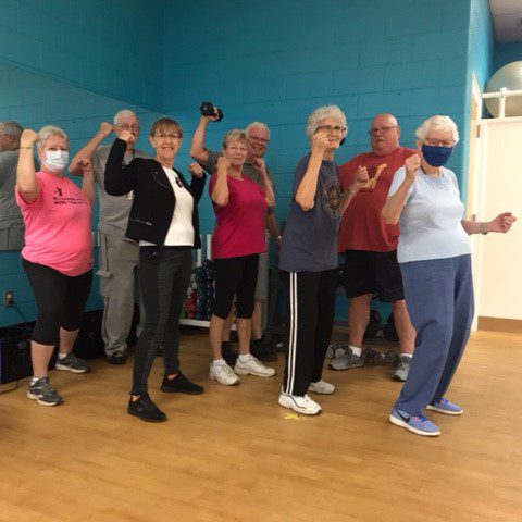 group of older people