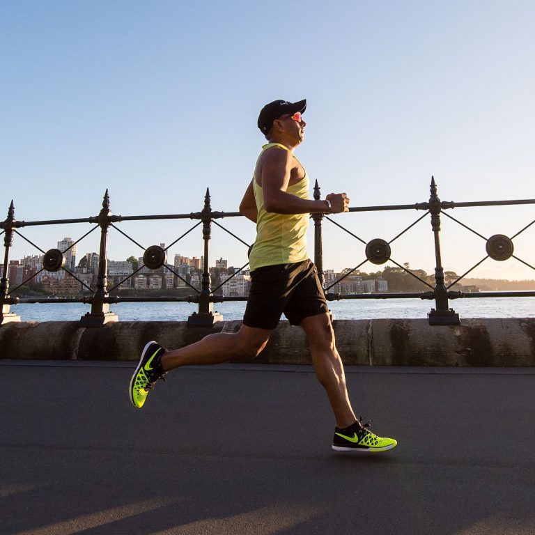 man running